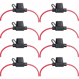 ANCLLO 20pcs 16AWG Car Medium Car Fuse Box for Socket Waterproof Socket Seat Insurance Tablets