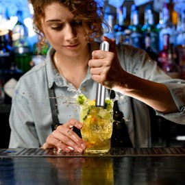 16 Pcs Cocktail Muddlers Stainless Steel Muddler for Cocktails, 8.3 in/21 cm Drink Muddler, Muddler for Cocktails Set, Perfect for Home Bar and Kitchen Mixing