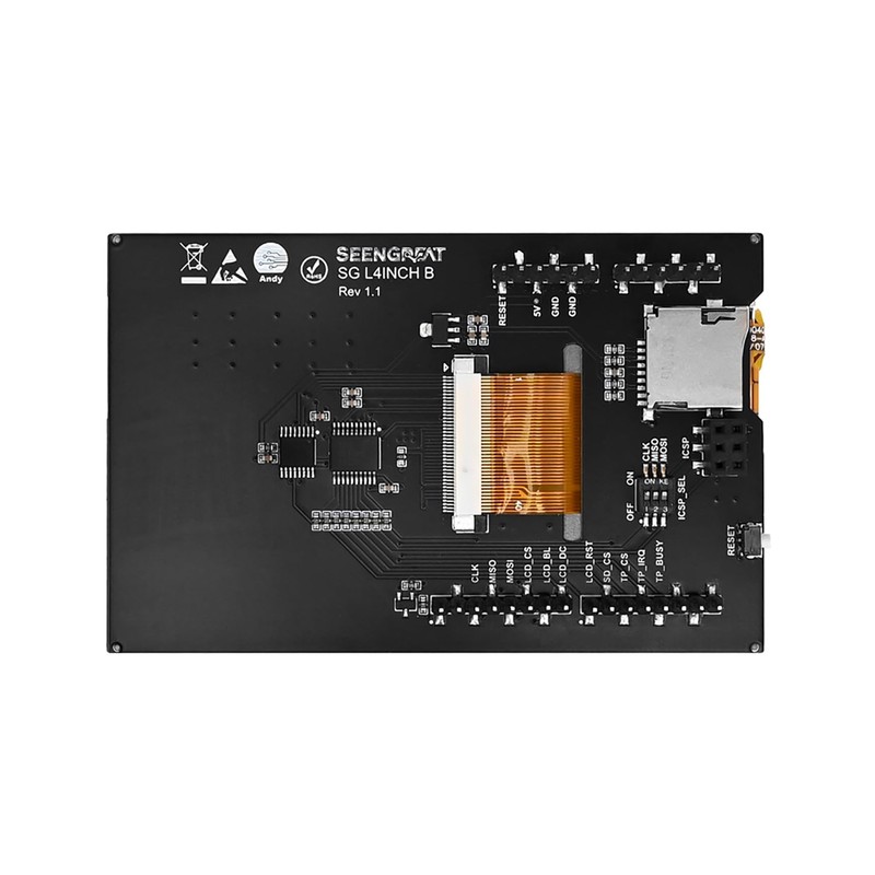 4 Inch TFT LCD Touch Screen Display, Fits Arduino UNO,