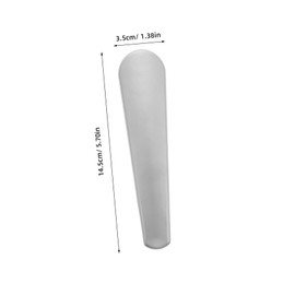 iplusmile Motorhome Door Handle Caravan Bathroom RV Toilet Lock Mini Key Ring Hand Model Stand Home Decor RV Toilet Door Lock RV Door Fittings Cover Silver