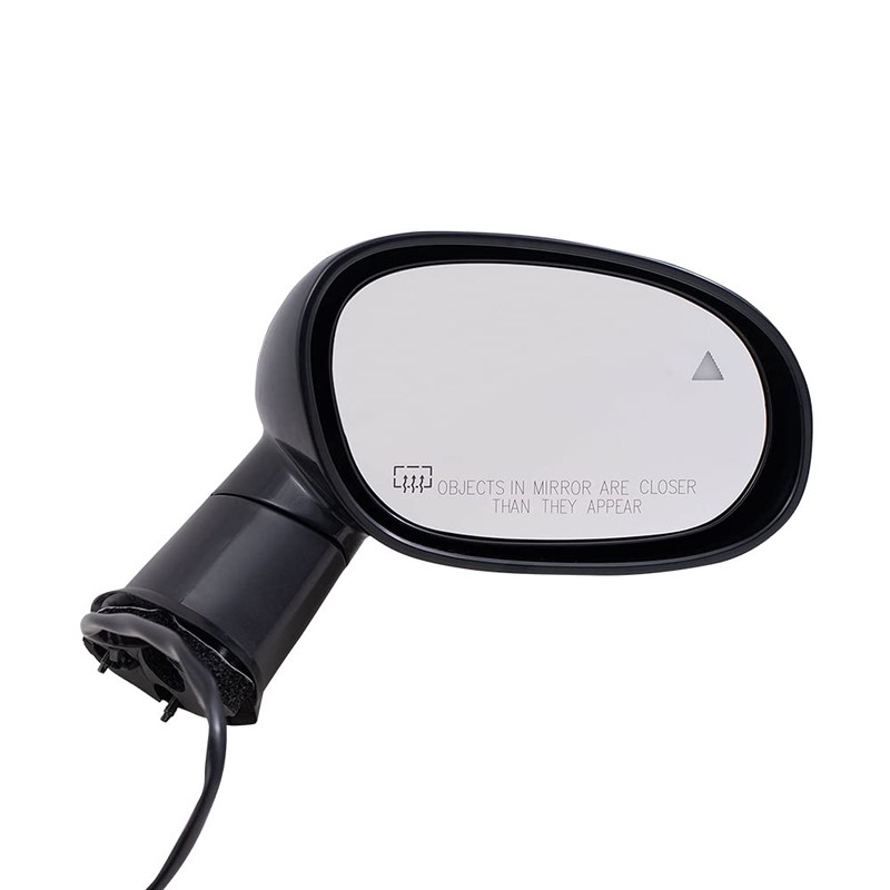 Brock Replacement Passenger Side Power Mirror Paint to Match Black