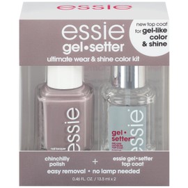 essie Gel Setter Ultimate Wear & Shine Color Kit, Chinchilly