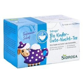 Sidroga Organic Children's Goodnight Tea: Herbal Tea with Melissa, Passion Flower and Lavender for Children from 4 Months, 20 Filter Bags of 1.5 g