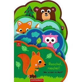 Mein Filz-Fühlbuch: Raschel, raschel! Wer wohnt im Wald? (Fühlen und die Welt begreifen)