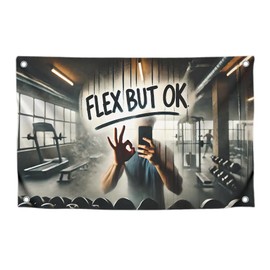 3x5 Feet Flag with Quote with Four Brass Grommets - Funny Banner Flex But OK for Outdoor or Indoor - Tapestry with a Sarcastic Phrase fot Teens Girls and Boys Dorms Wall Decoration