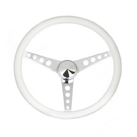 Grant 270 Classic Series 15 inch White Vinyl Steering Wheel