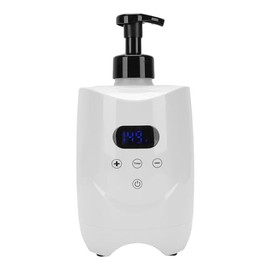 Calentador eléctrico de espuma de afeitar con control de temperatura ajustable, dispensador profesional de 500 ml para barberías y uso doméstico, compatible con cremas y espumas para cuidado facial (enchufe EE.UU. 110 V)