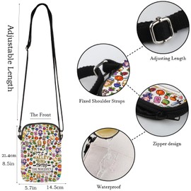 WCGXKO Valley Game Merch Farming Simulation Farming Game Gift Valley Farm Gift Video Game Lovers Zipper Messenger Bag (LLEY GIRL THING CR CA)