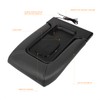 Black Center Console Lid Armrest Compatible with 01-07 Tahoe Yukon