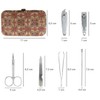Cork Manicure Pedicure Set 6 Pieces Nail Scissors Cuticle Tools