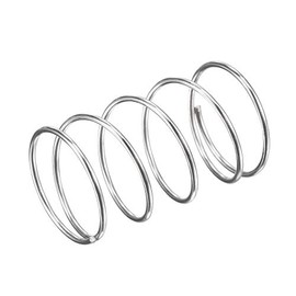 uxcell Compression Spring,304 Stainless Steel,18mm OD,1mm Wire Size,9mm Compressed Length,30mm Free Length,5.9N Load Capacity, Silver Tone,5pcs