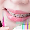 Zopeal 250 Pcs Interdental Brush for Braces Disposable Braces Flossers