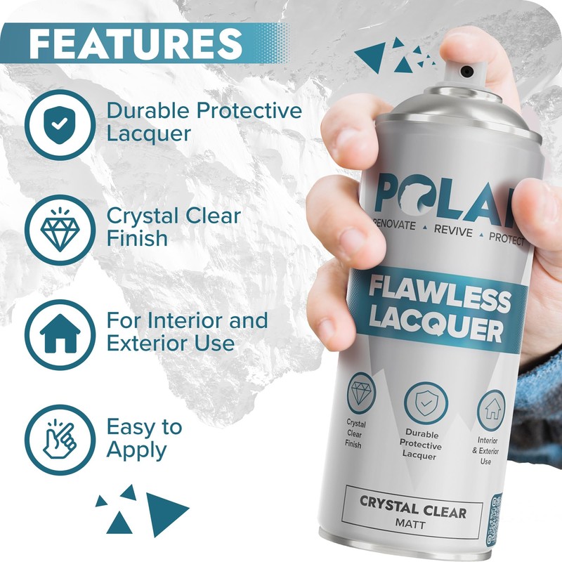 Polar Clear Matte Flawless Lacquer Spray - 2 x 13.5