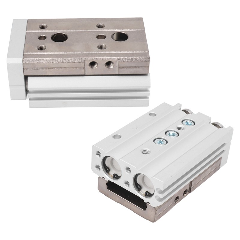 Pneumatic Cylinder SMC Type Dual Shaft Rod Double Acting Precise