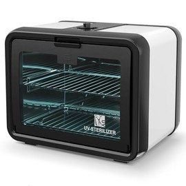 SalonDepot Gabinete De Desinfección Uv Profesional Con Capacidad De 8 L Para Herramientas De Salón Set De Manicura Teléfonos Inteligentes Y Uso Doméstico