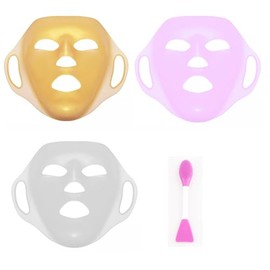 Pack De 4 Soportes Reutilizables De Silicona Antiarrugas Para Mascarillas Faciales De Tela, Cubre Mascarillas Hidratantes, Evita La Evaporación, Herra