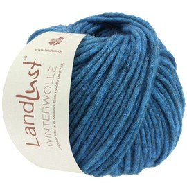 LANA GROSSA Landlust Winter Wool, Soffilo with Yak Fibres, Hand Knitting Yarn Made of 50% Virgin Wool (Merino), 35% Cotton and 15% Yak, 50 g Wool for Knitting and Crocheting, 70 m Yarn