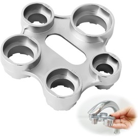 JOZMMZEOOA Aerator Wrench 10 Sizes (M16-M28) Tap Wrench Silver Tap Strainer Wrench Suitable for Women and Elderly, Long-term and Reliable Use