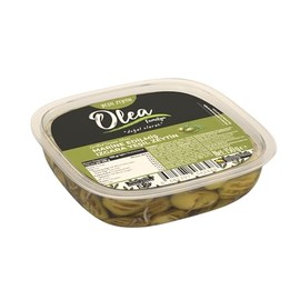 Olea Familya Green Pitted Marinated Olives, Green Marinated Olives, Pitted Grill Olives, Vacuum Pack, 150gr