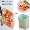 QMAAAYS Kitchen Slicing Tool Fruit Slicer Strawberry Slicer Fruit Cutter