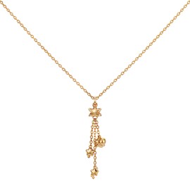 UTOLERY NKD-200-SYP Kirby NKD-200-SYP Necklace with Twinkle Star Silver (Yellow Gold Coated) Women's Gift