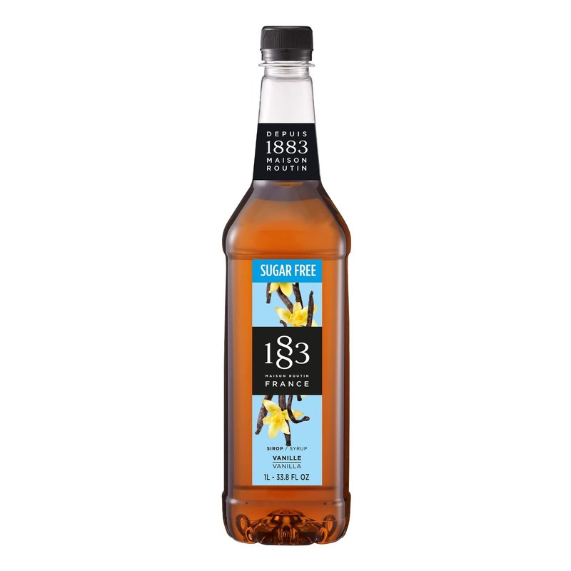 1883 MAISON ROUTIN Sugar Free Vanilla Syrup 33.8 Fl Oz