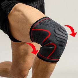 High-Elasticity Patella Band Knee Brace for Fitness, Hiking & Running Cartilage Blue 10ea