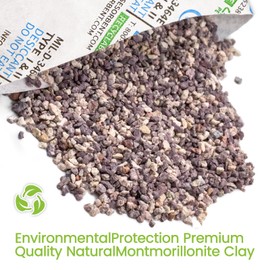 Wisesorb 100 Packs 5 Gram Clay Desiccant Packs for Storage – Bentonite Clay Desiccant for Sustainable Moisture Control – Food Safe Desiccant Packs for Storage