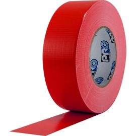 ProTapes Pro Duct 120 PE-Coated Cloth Premium Industrial Grade Duct Tape, 60 yds Length x 2" Width, Red (Pack of 1)