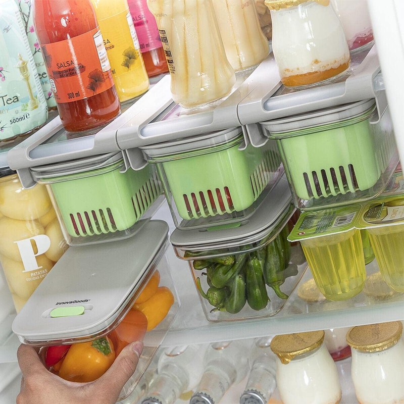 InnovaGoods® PREFO Food Preservation Container, Keeps Food Fresh Longer with