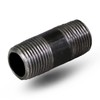 SupplyGiant 3/8 x 3 Inch Black Steel Pipe, Heavy Duty