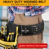 4-Inch Padded Tool Belt,Heavy Duty Tool Belts for Men with