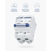 Chtaixi DC Miniature Circuit Breaker, 2 Pole 500V 125 Amp