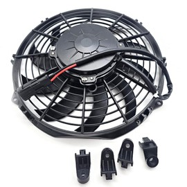 Giuqa New 24V Radiator Fan 78-1535 Evolution Electric Fan Fits for Thermo King Tri-Pac APU Precooler 781535 Tripac TK 10''
