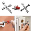 Viojrlly Set of 2 Control Cabinet Keys, 4-Way Multifunctional Utilities