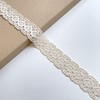 Natural Oval Pattern Cluny Lace Trim, 1.25" Width, 3 Yards/Pack,