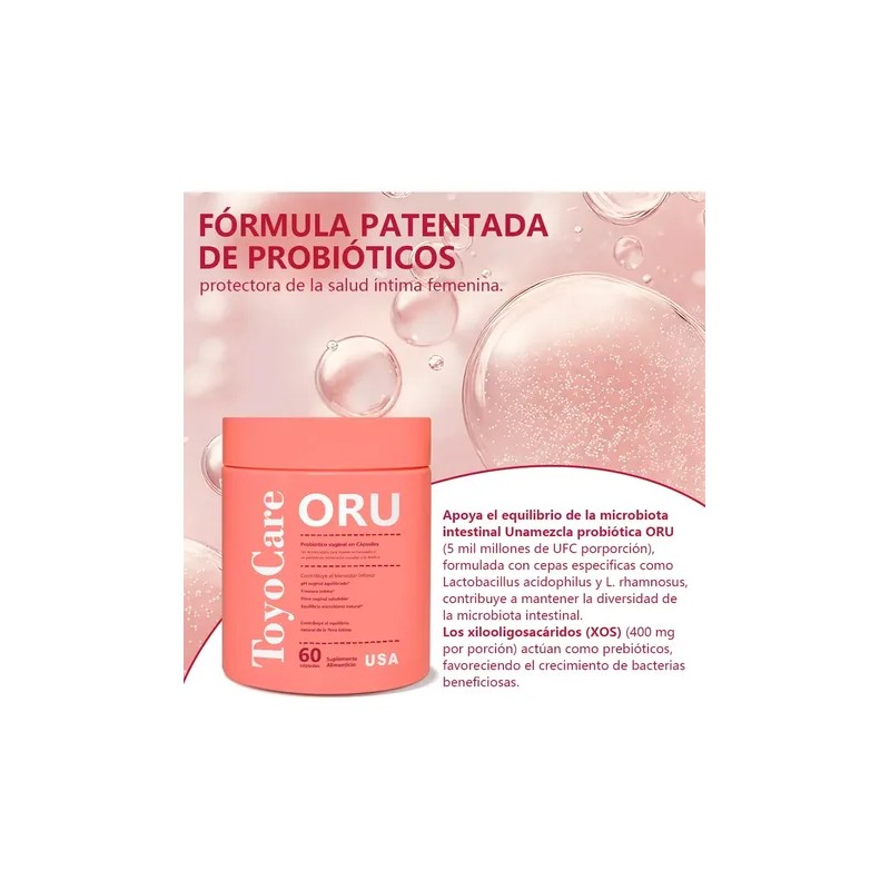 Toyocare Oru Probiótico: Equilibrio Íntimo Y Flora Saludable Sin Sabor