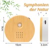 LZDMY Bird Chirping Box Motion Sensor with Wall Mount, Natural