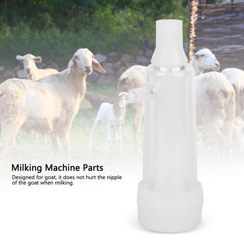 AUNMAS White Milking Tool, 15.5 x 5 cm Goat Use