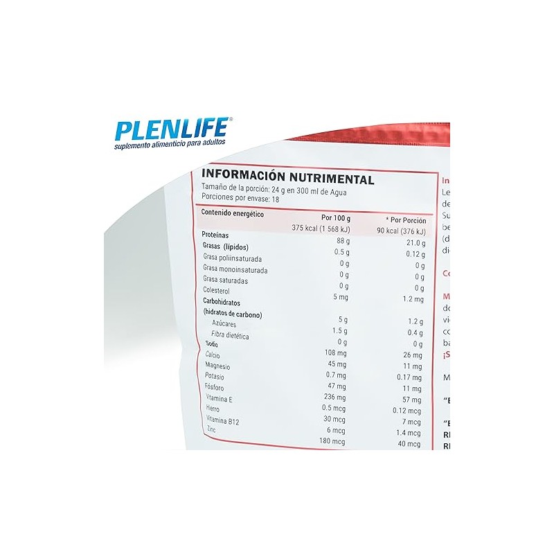 PLENLIFE Pro Clear proteína en polvo bebida clara sabor mix