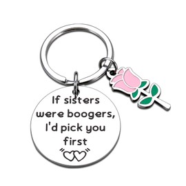 Christmas Gifts for Women Sisters, Stocking Stuffers for Sisters, Funny Best Friend Keychain, Sister Birthday Gifts, Sisters Gifts from Sister, Big Sister Gifts for Girls, Friendship Gifts for Women