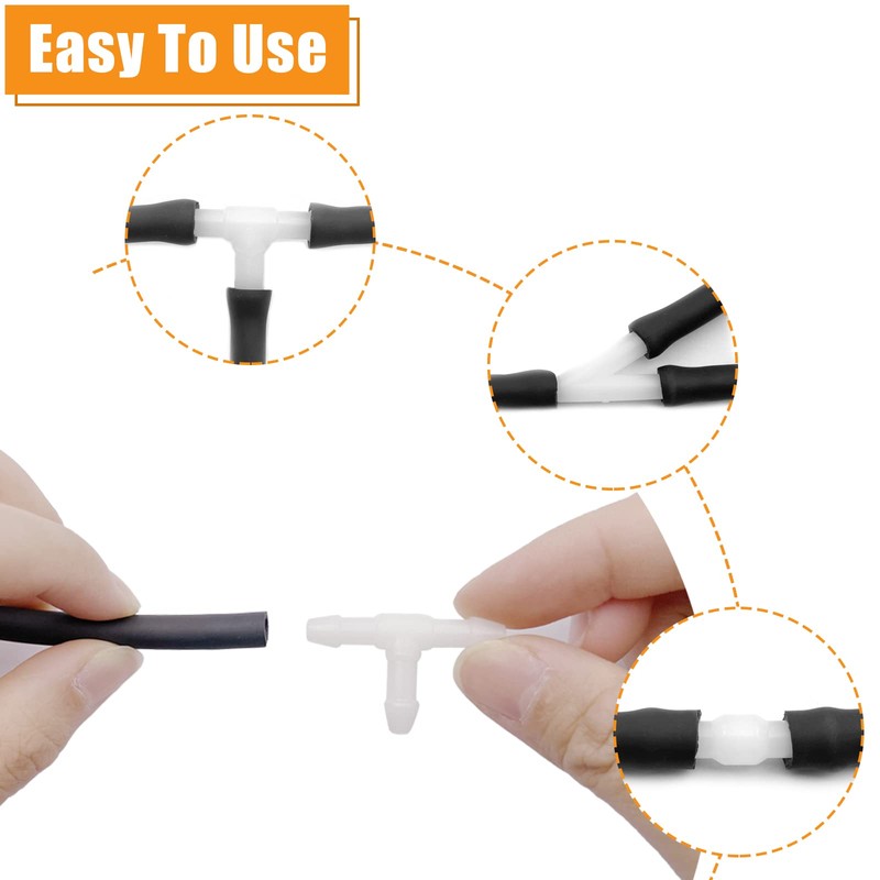 Windshield Washer Hose Kit, 4 Meter Universal Washer Fluid Hose
