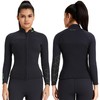ZCCO Women's Wetsuit, 3 mm with Zip Front, Long Sleeves,