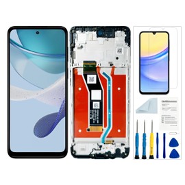 Qinqiyue for Motorola G 5g 2024 Screen Replacement for Moto G 5g 2024 LCD Screen Replacement with Frame for G 5g 2024 XT2417 XT2417-1 XT2417-6 Display Touch Screen Assembly Repair Parts