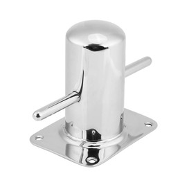 Boat Cross Bollard Cleat, Boat Samson Post Cross Bollard Mooring Bit with Base Plate for Marine Yacht Stainless Steel 120mm*90mm boat folding cleat Boat Bollard Mooring Cleat