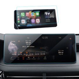 LANTU Car Screen Protector for 2022 2023 2024 2025 Infiniti QX60 (Pure/Luxe/Sensory/Autograph) Accessories Navigation Touchscreen Protector Film Tempered Glass HD Clear 12.3’’