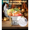 Beviliu 6QT Chafing Dishes for Buffet, 1 Pack 6QT Food