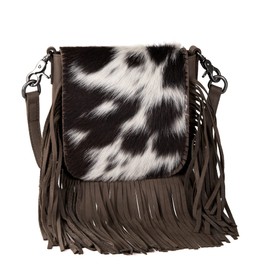 Cowhide Purse Fringe Western Purses for Women Small Crossbody Bags Wallet Vegan Leather Shoulder Cross Body Bag Messenger Bag for Women Crossbody Purse RLC-L161CF