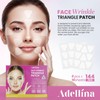 Anti-Wrinkle Forehead and Facial Patches – Overnight Triangle Patches for