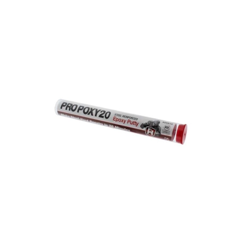 Hercules Pro Poxy 20 4 oz. Epoxy Putty, Dark Gray/Black